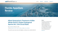 Desktop Screenshot of floridaappellatereview.com