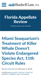Mobile Screenshot of floridaappellatereview.com